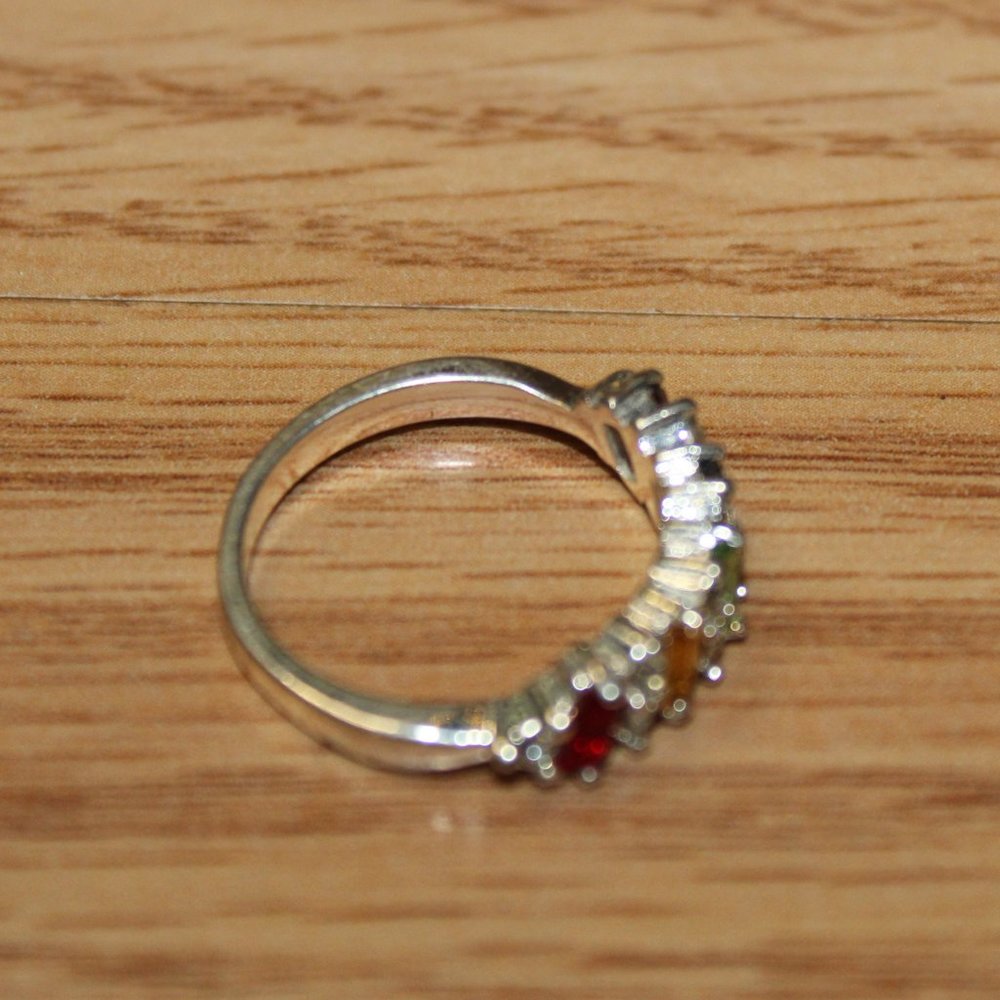 Multi Colored Stone Ring - image 2